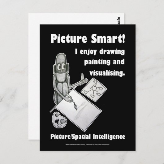 Afbeelding Smart - Blank Briefkaart (Voorkant / Achterkant)