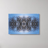 Afbeelding spiegelen canvas afdruk (Voorkant)