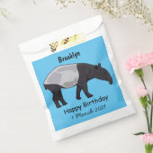 Afbeelding Tapir cartoon Bedankzakje (Gezegeld)