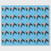 Afbeelding Tapir cartoon Cadeaupapier (Vlak)