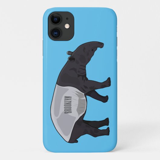Afbeelding Tapir cartoon Case-Mate iPhone Case (Achterkant)