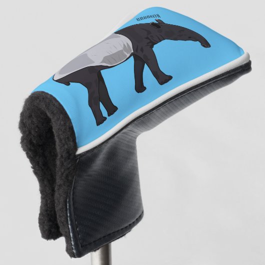 Afbeelding Tapir cartoon Golfheadcover (3/4 voorkant)
