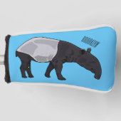 Afbeelding Tapir cartoon Golfheadcover (Voorkant)