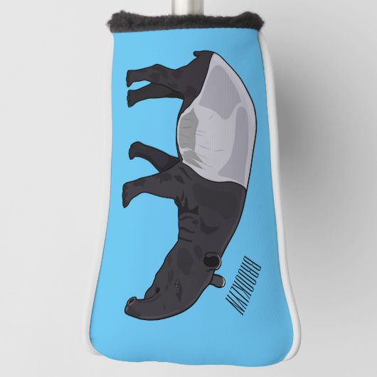 Afbeelding Tapir cartoon Golfheadcover (Draai 90)
