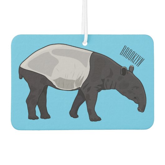 Afbeelding Tapir cartoon Luchtverfrisser (Voorkant)