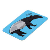 Afbeelding Tapir cartoon Magneet (Linkerzijde)