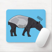 Afbeelding Tapir cartoon Muismat (Met muis)