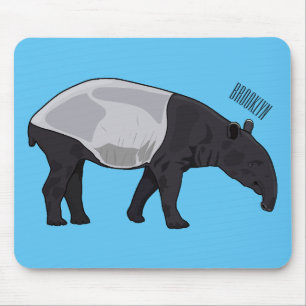 Afbeelding Tapir cartoon Muismat