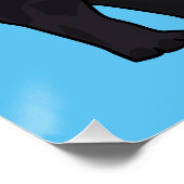 Afbeelding Tapir cartoon Perfect Poster (Hoek)