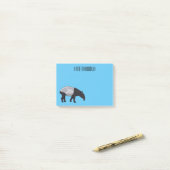 Afbeelding Tapir cartoon Post-it® Notes (Op bureau)