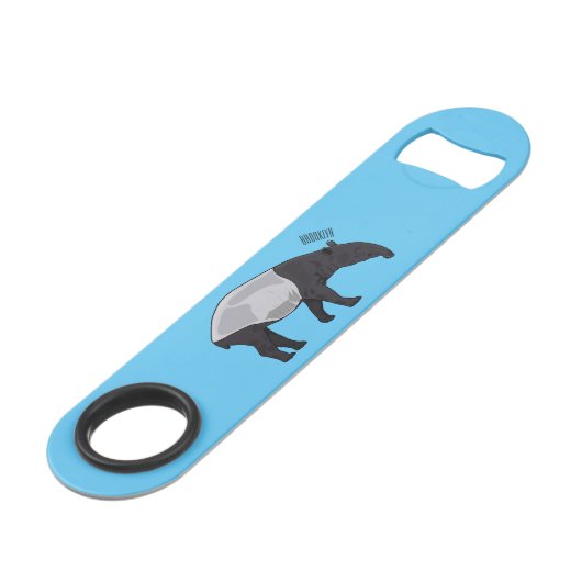 Afbeelding Tapir cartoon Speed Flessenopener (Achterkant Gekanteld)