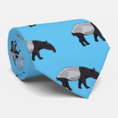 Afbeelding Tapir cartoon Stropdas (Opgerold)