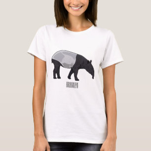 Afbeelding Tapir cartoon T-shirt