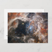Afbeelding Tarantula Nebula van JWST Briefkaart (Voorkant / Achterkant)