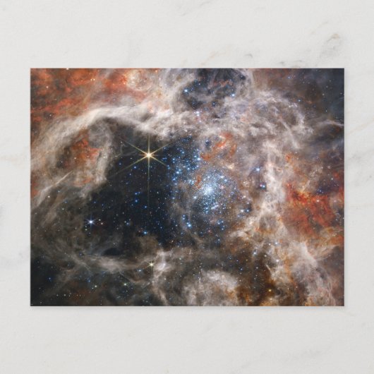 Afbeelding Tarantula Nebula van JWST Briefkaart (Voorkant)
