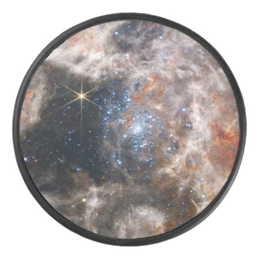 Afbeelding Tarantula Nebula van JWST Hockey Puck (Voorkant)