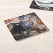 Afbeelding Tarantula Nebula van JWST Kartonnen Onderzetters (Schuin)