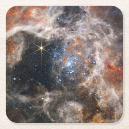 Afbeelding Tarantula Nebula van JWST Kartonnen Onderzetters