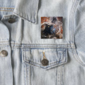 Afbeelding Tarantula Nebula van JWST Vierkante Button 5,1 Cm (In situ)