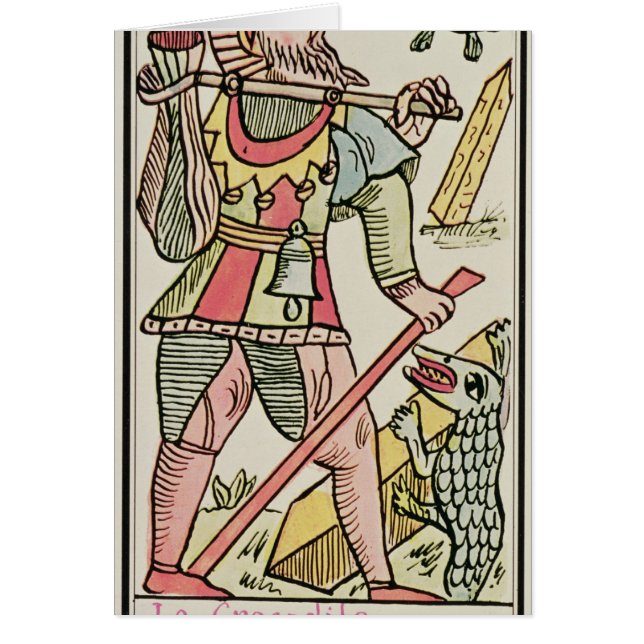 Afbeelding, tarotkaart, Frans (Voorkant)