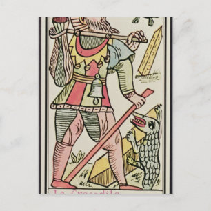 Afbeelding, tarotkaart, Frans Briefkaart