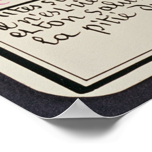 Afbeelding, tarotkaart, Frans Poster (Hoek)