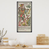 Afbeelding, tarotkaart, Frans Poster (Keuken)