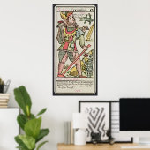 Afbeelding, tarotkaart, Frans Poster (Thuiskantoor)