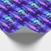 Afbeelding tekenpapier met maataanduiding voor typ cadeaupapier (Hoek)