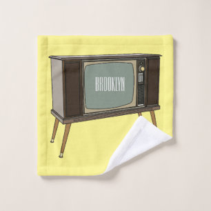 Afbeelding televisie-cartoon bad handdoek