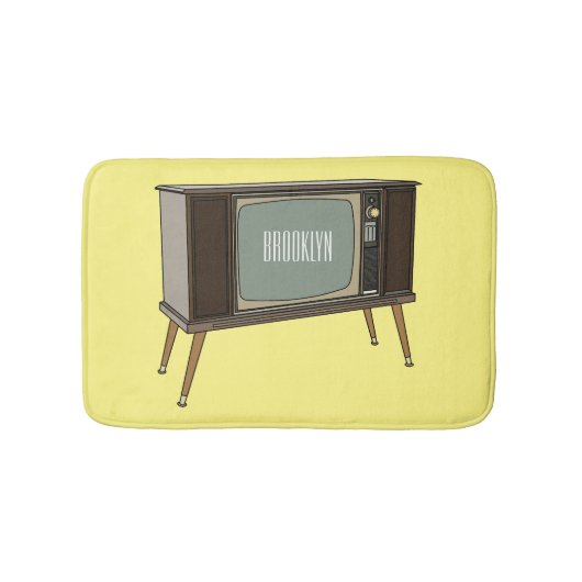 Afbeelding televisie-cartoon badmat (Voorkant)