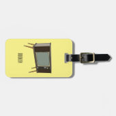 Afbeelding televisie-cartoon bagagelabel (Voorkant horizontaal)