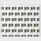 Afbeelding televisie-cartoon cadeaupapier (Vlak)