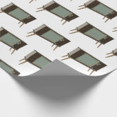 Afbeelding televisie-cartoon cadeaupapier (Hoek)