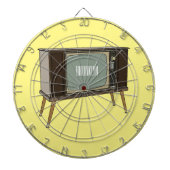 Afbeelding televisie-cartoon dartbord (Voorkant)
