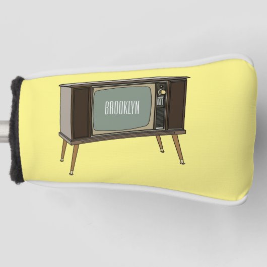 Afbeelding televisie-cartoon golfheadcover (Voorkant)