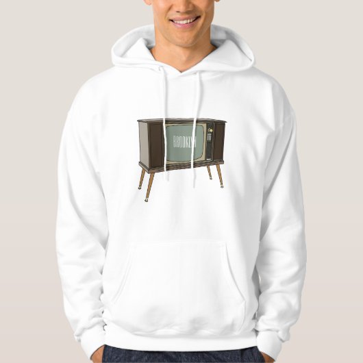 Afbeelding televisie-cartoon hoodie (Voorkant)