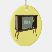 Afbeelding televisie-cartoon keramisch ornament (Rechts)