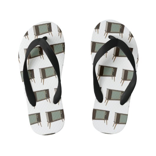 Afbeelding televisie-cartoon kinder teenslippers (Voetbed)