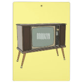 Afbeelding televisie-cartoon klembord (Achterkant)