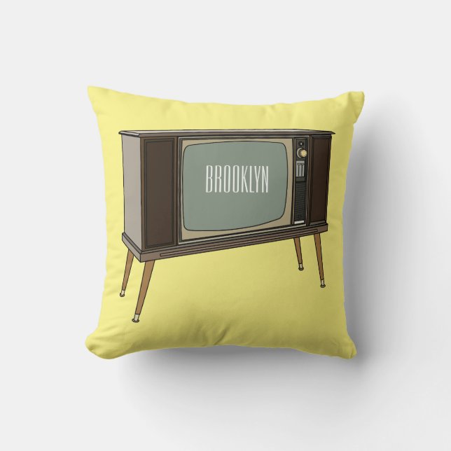 Afbeelding televisie-cartoon kussen (Voorkant)
