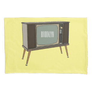 Afbeelding televisie-cartoon kussensloop