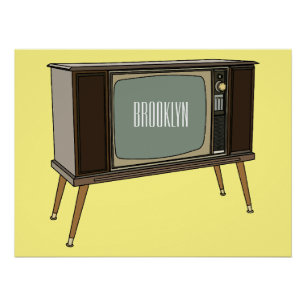 Afbeelding televisie-cartoon perfect poster
