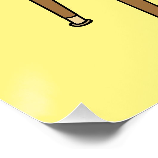 Afbeelding televisie-cartoon perfect poster (Hoek)