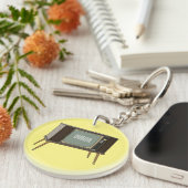 Afbeelding televisie-cartoon sleutelhanger (Voorkant Rechts)