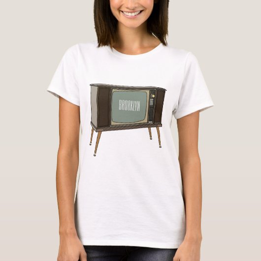 Afbeelding televisie-cartoon t-shirt (Voorkant)