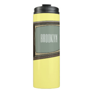 Afbeelding televisie-cartoon thermosbeker