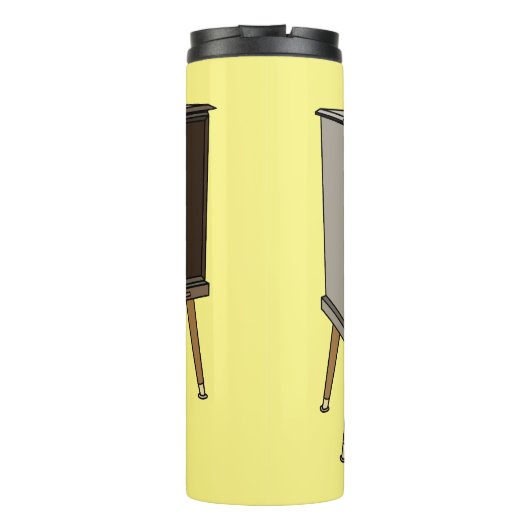 Afbeelding televisie-cartoon thermosbeker (Achterkant)