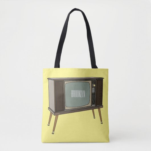 Afbeelding televisie-cartoon tote bag (Voorkant)