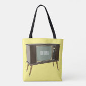 Afbeelding televisie-cartoon tote bag (Achterkant)